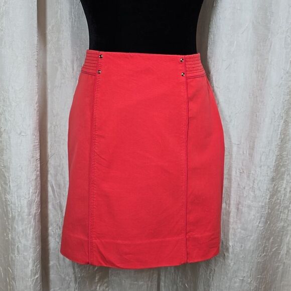 White House Black Market Red Pencil Skirt - Picture 11 of 15